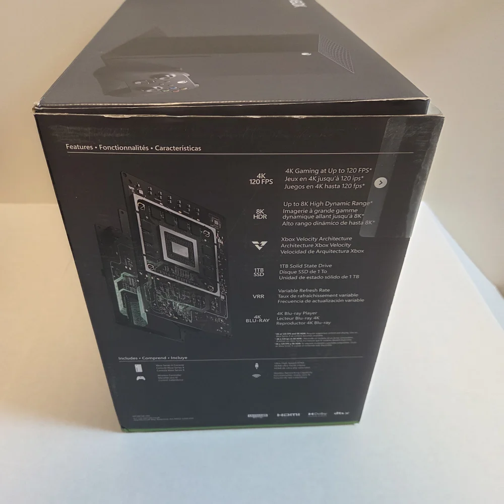 Xbox Series X 1TB SSD Packaging Empty Box With Foam Inserts Box